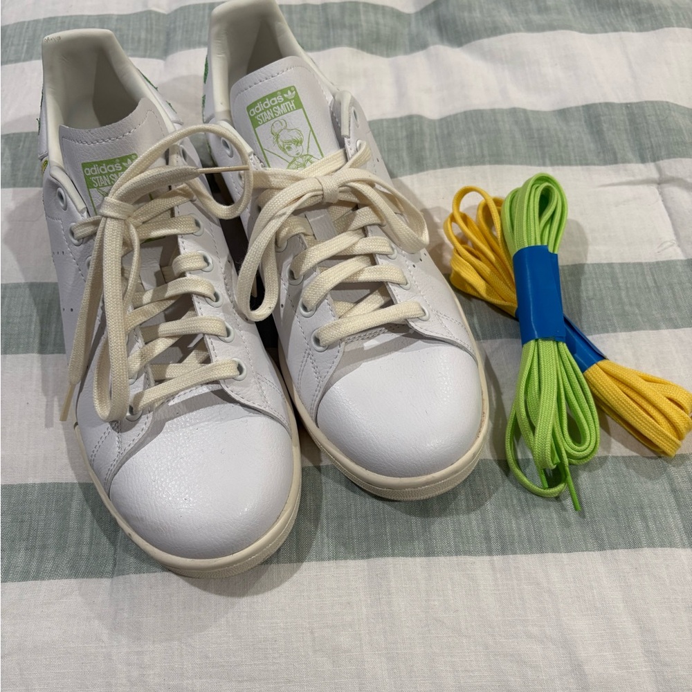 Adidas tinkerbell and Peter Pan sneakers